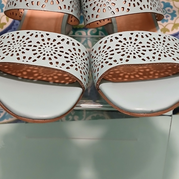 Talbots Leather Wedge Sandals - Picture 4 of 7